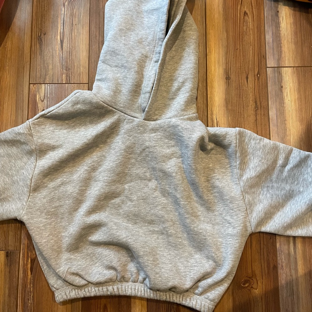 Zara cropped sweatshirt
